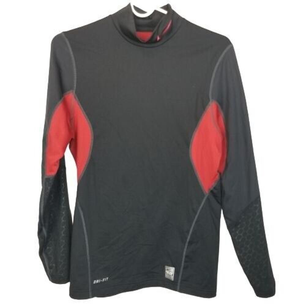 Nike Pro Combat Mens Fitted Athletic Top Sz S Dri-Fit Stretch Activewear Wicking